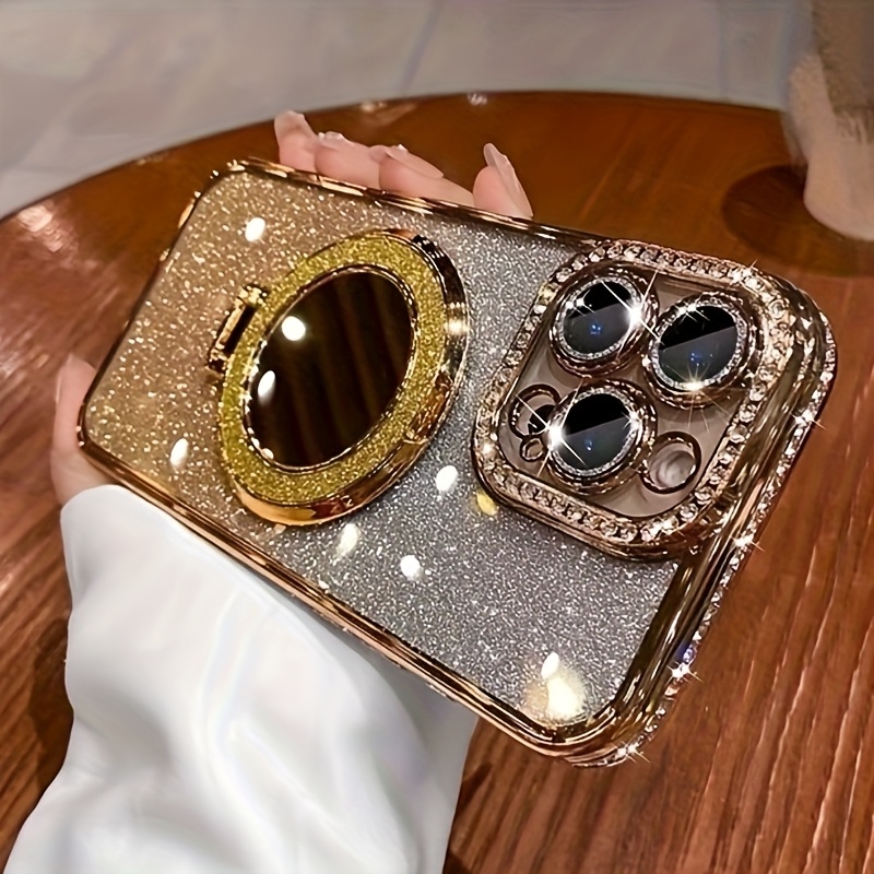 Diamond Mirror Magnetic iPhone Case for IPhone Pro Max to 16 - Image 11
