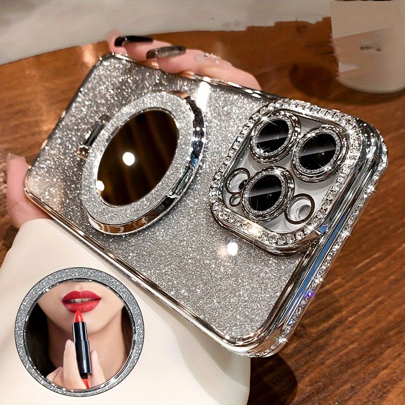 Diamond Mirror Magnetic iPhone Case for IPhone Pro Max to 16 - Image 3