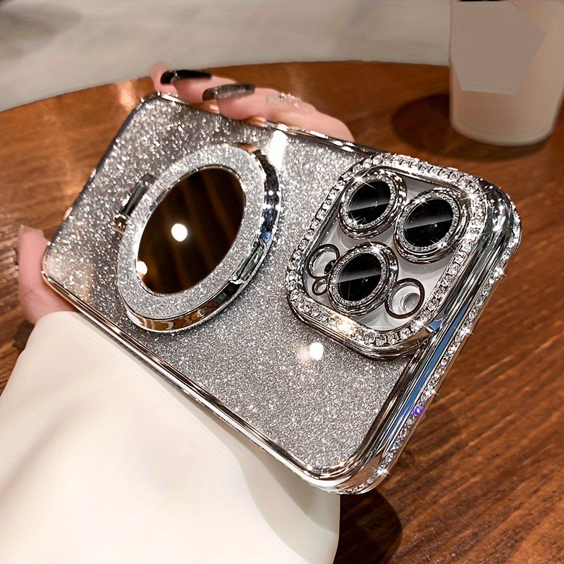 Diamond Mirror Magnetic iPhone Case for IPhone Pro Max to 16 - Image 10